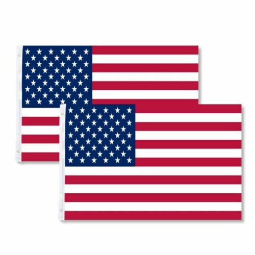 Pack 3x5 american flag usa - 2,