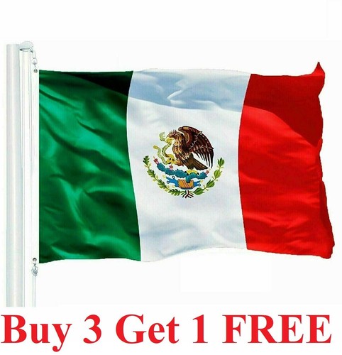 3x5ft mexico flag large - 3x5ft,